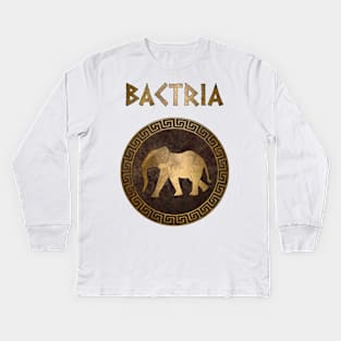 Bactria Ancient Indo-Greek Kingdom Symbol Kids Long Sleeve T-Shirt